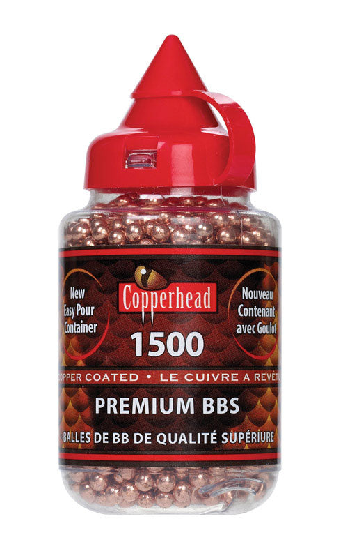 Crosman Copperhead 4.5mm Copper-Coated BBs (1500-count)