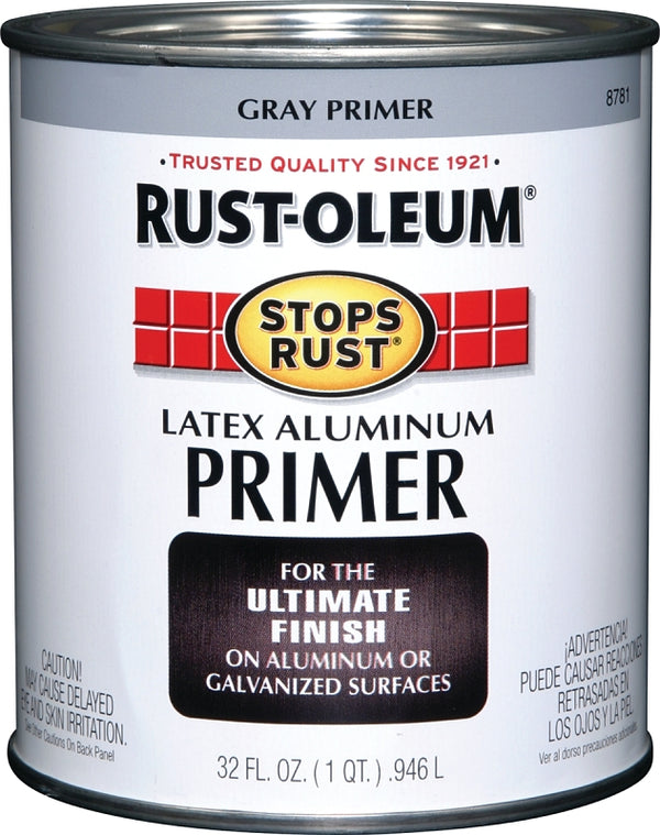 Rust-Oleum 8781502 Stops Rust Aluminum Flat Primer, 32 Fl Oz (Pack of 1)