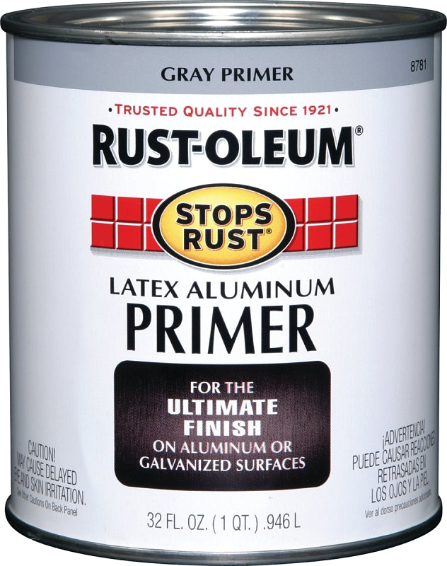 Rust-Oleum 8781502 Stops Rust Aluminum Flat Primer, 32 Fl Oz (Pack of 1)