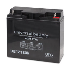 Upg Universal Power Group UB12180 18 amps Lead Acid Battery 86447 (2-Pack)