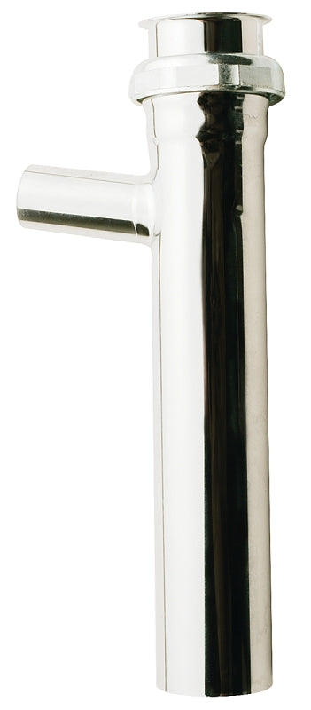 Plumb Pak PP20225 Dishwasher Branch Tailpiece, 1-1/2-8 in, 3/4 in Sweat, Satin Nickel