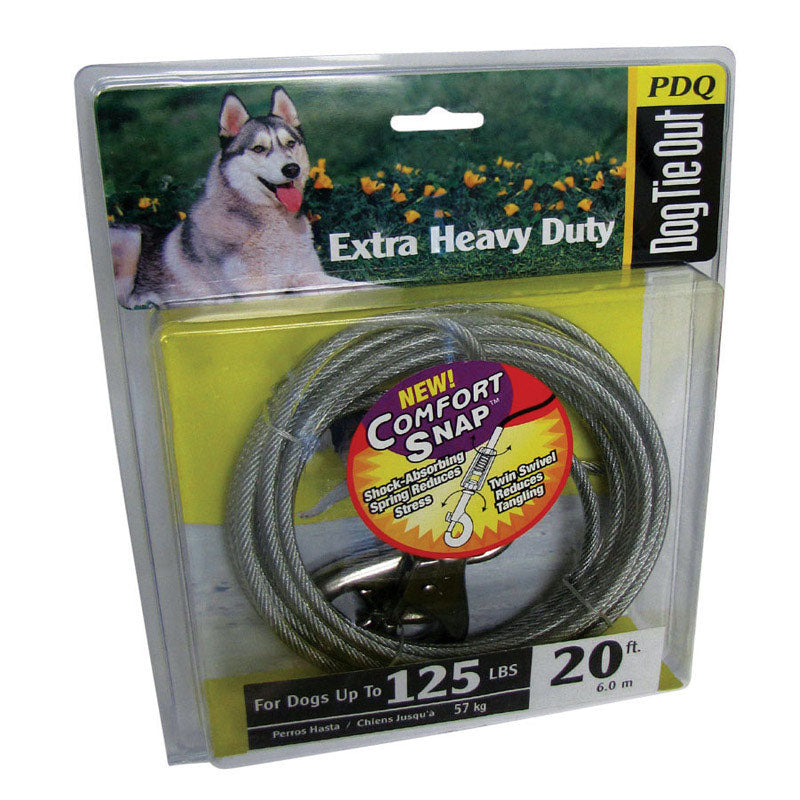 Boss Pet Cable Dog Tie Out20' XLG