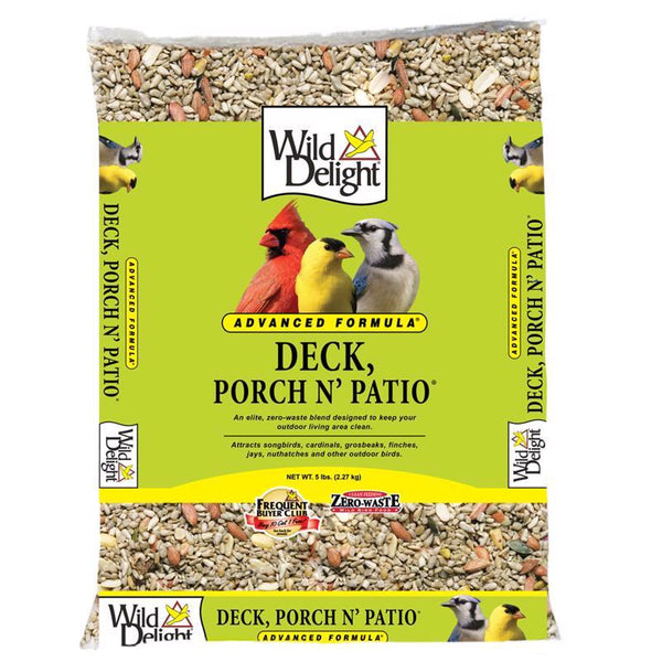Wild Delight 374050 5 Lb Deck Porch N' Patio Birdfood