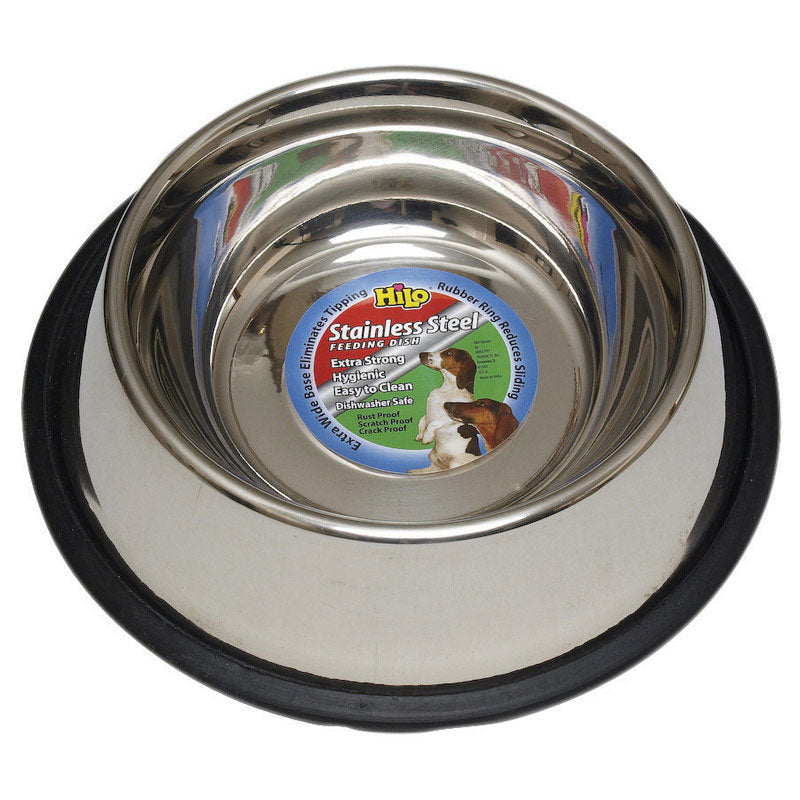 Hilo Stainless Steel Non-Skid Pet Feeding Dish - 16 oz
