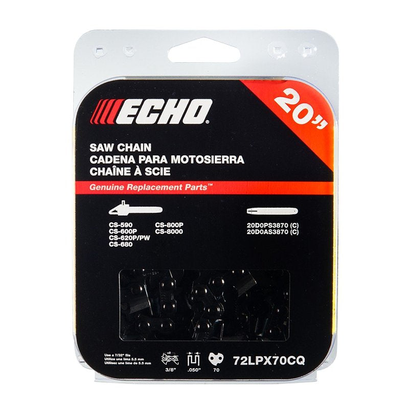 Echo 20 in 70Dl 72Lpx Replacement Chainsaw Chain 72LPX70CQ