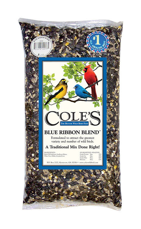Cole's BR10 Blue Ribbon Blend Bird Seed, 10-Pounds