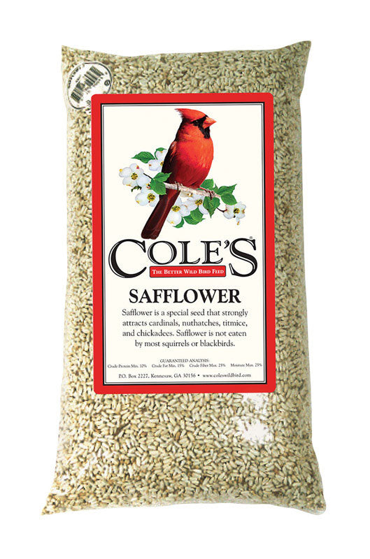 Cole's Wild Bird Products 751478100449 Cole's SA10 Safflower Birdseed, 10-Pound, 10 lb