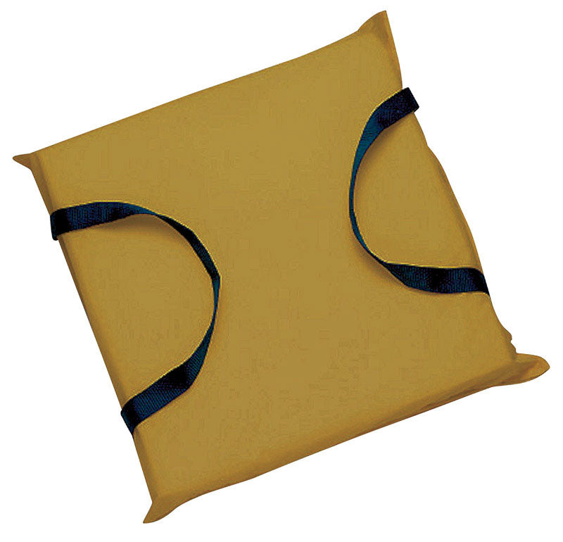 Seachoice Emergency Marine Foam Flotation Cushion, Square, 15 in. X 15 in, Safety Yellow