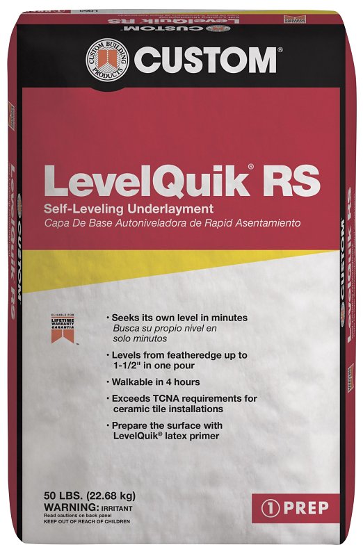 CUSTOM BLDG PRODUCTS 21018 Floor-Leveling-compounds, Gray LQ50