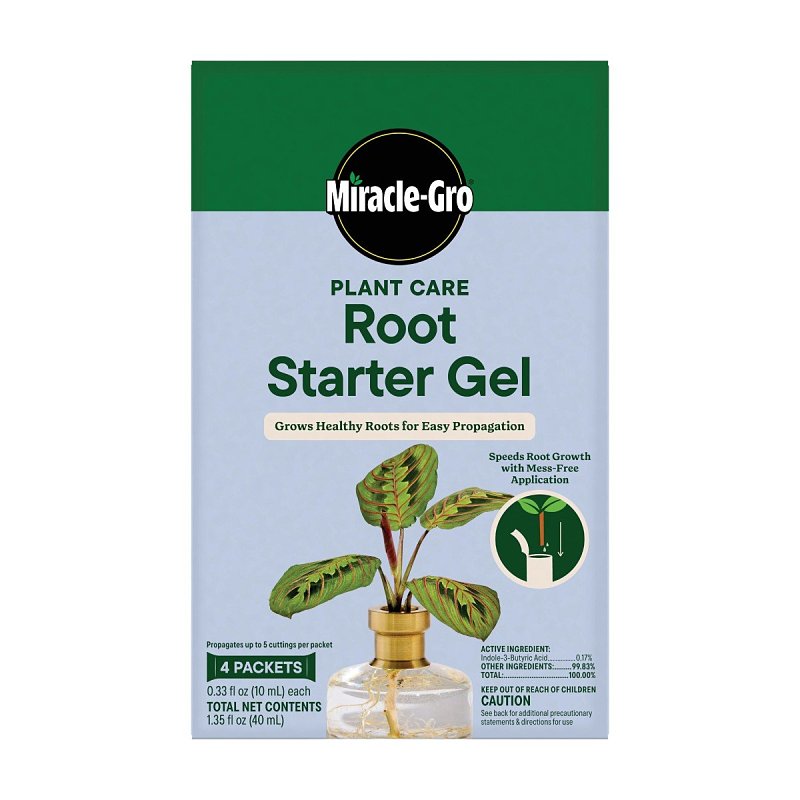 Miracle-Gro Plant Care Root Starter Gel, 4 Packets