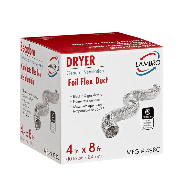 Lambro 412 Lama Flex Tubing, 4" X 8