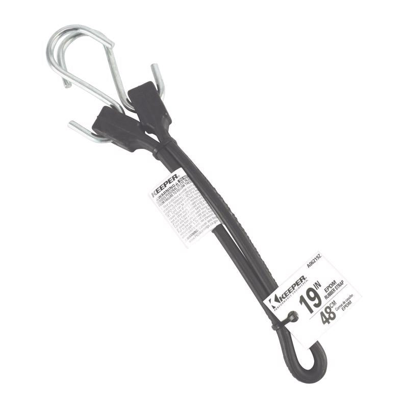 Keeper+A06219z+19%22+Black+Epdm+Rubber+Strap