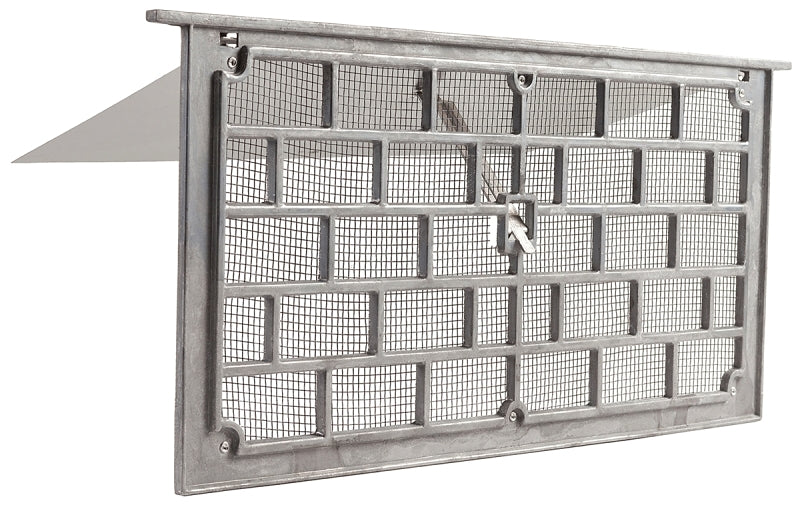 Ll Building Lw1 Aluminum Foundation Ventilator/damper, 8" X 16", Mill (Pack of 12)