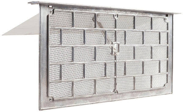Ll Building Lw1l Polypropylene Foundation Ventilator/damper 8" X 16", Mill (Pack of 12)