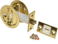 Johnson Hardware Brass Pocket Door Privacy Lock 15213PK1