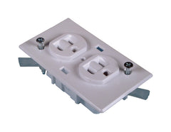 US Hardware RV Receptacle Conventional Duplex 2 pk E-162C