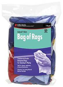 1 lb Buffalo Industries 10081 Colored Colored Cloth Recycled Cloth Rag