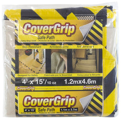 CoverGrip Heavy Duty Safe Path 10 Oz Canvas Safety Drop Cloth, 4' x 15' 41510
