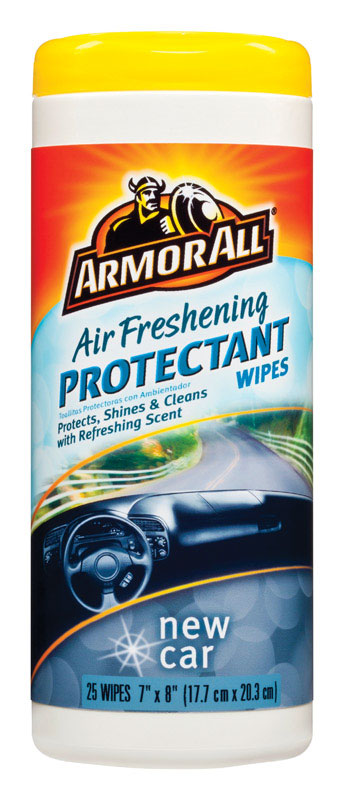 Armor All Rubber Air Freshening Protectant 25 wipes Canister
