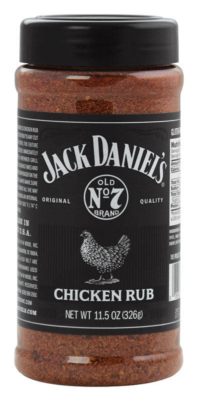 Jack Daniel's 01762 Barbecue Chicken Rub, 11.5 oz. - Quantity 6 (6-Pack)