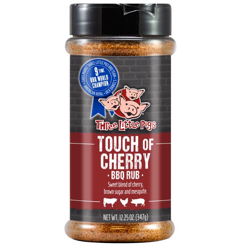 Three Little Pigs Touch of Cherry BBQ Rub Large 12.25 oz