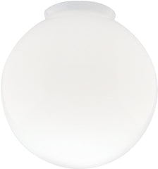WESTINGHOUSE Lighting Corp 85570 6" GLS WHT Ball Globe, 6", White 8557000