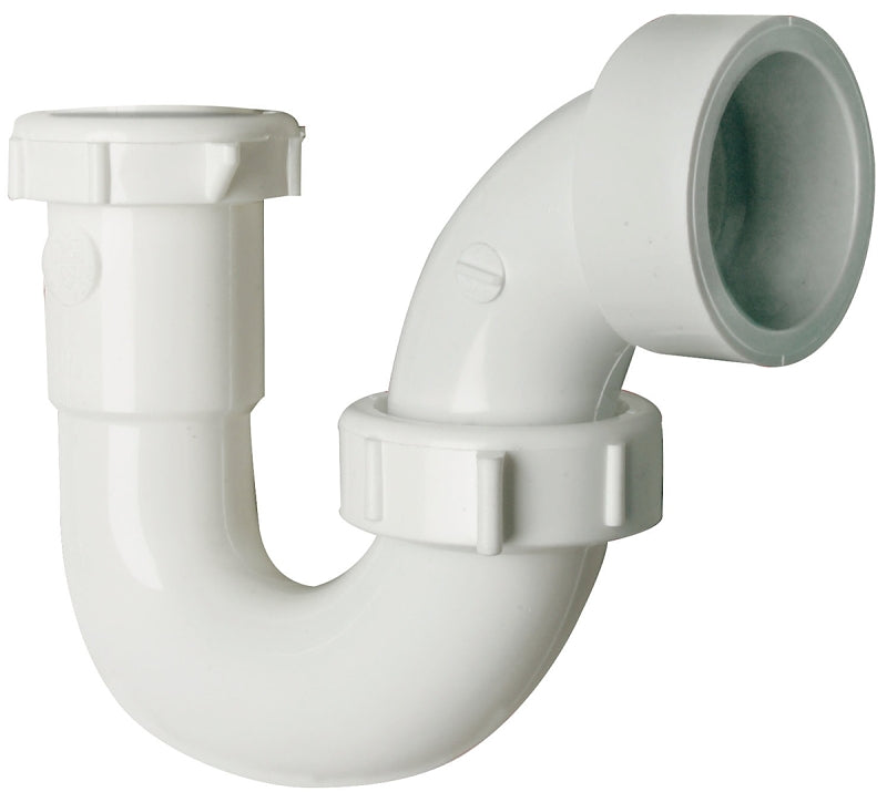 Plumb Pak PP20950 PlumPak S-Trap, 1-1/2 in, Plastic, 1-1/2", White