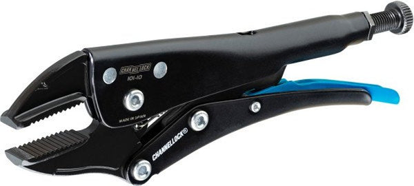 Channellock Locking Pliers 101-10 - Straight Jaw, Epoxy Resin Coating, Forged Steel - 10 In