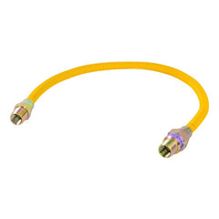 Eastman Gas Connector, Epoxy Coated, Thermal Excess Flow Valve, 1/2 MIP x 24 in. - Quantity 1 10YE50V024B