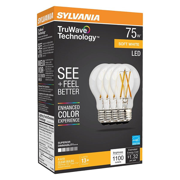 Bulb LED A19 Clear Sftwht 11W 40688