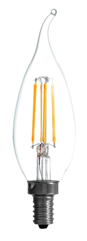 Sylvania 42097 - LED2B10CBENTDIM935CL13YTLBL2 12/CS 2/SKU Candle Tip LED Light Bulb