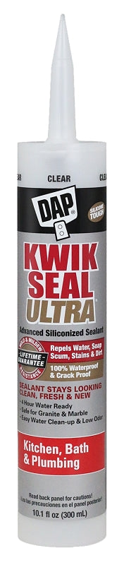 DAP 18898 Kwik Seal Ultra, 10.1 oz, Clear