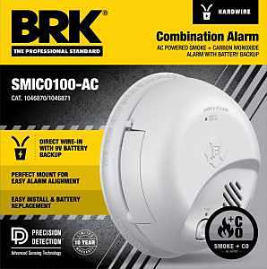 SMICO100-AC Interconnect Hardwire Combination Smoke & Carb