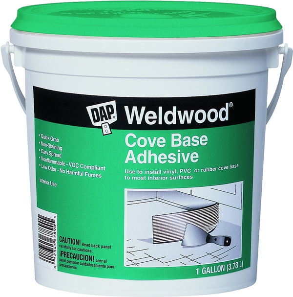 DAP 25054 Dap 1-Gallon Weld Wood Cove Base Adhesive, Off-White