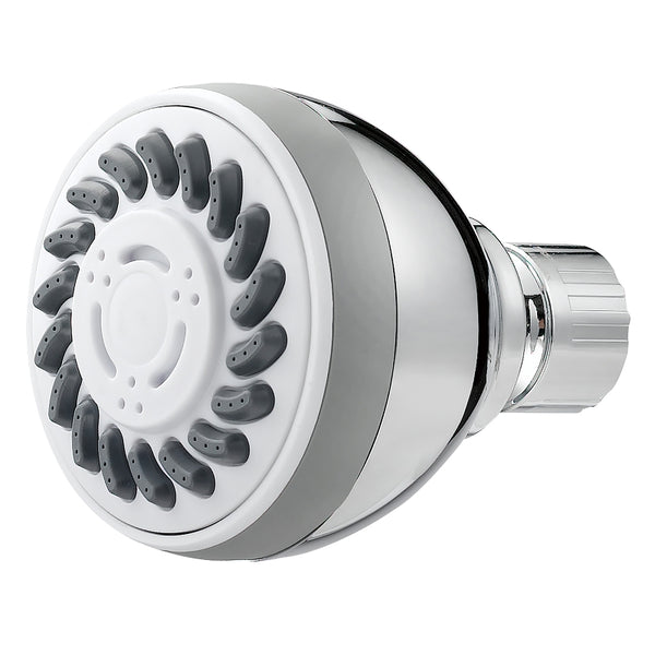 Boston Harbor Fixmount Shower Head, 1.75 (6.6) 80 gpm (L/MIN) psi, 1/2-14 NPT Connection, Threaded, ABS, Chrome SD3068CP