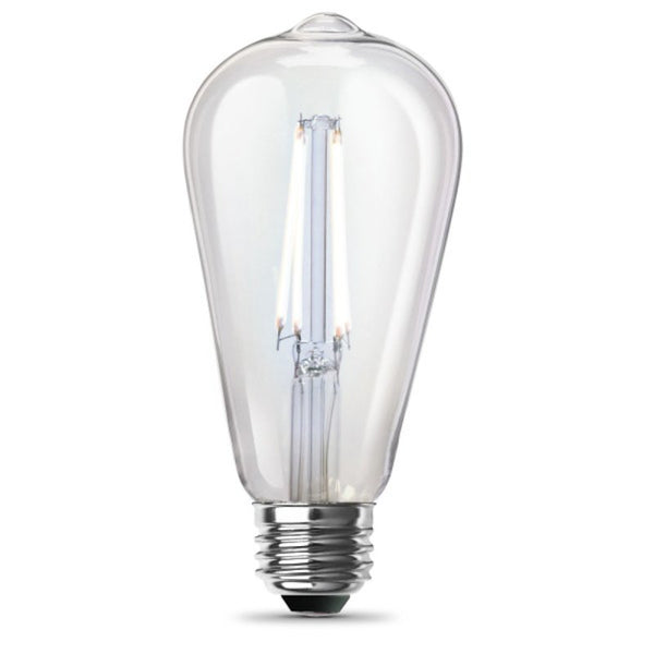 Feit Electric 18213 - ST1960/CL/950CA/2 Edison Style Antique Filament LED Light Bulb