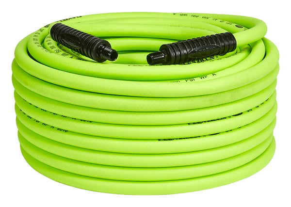 Legacy Manufacturing Flexzilla Flexible Air Hose, 3/8 in 100 ft L, 300 psi Working, -40 to 140 deg F, Hybrid Polymer HFZ38100YW2-N/CA