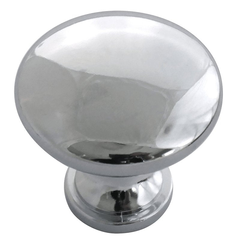 Laurey 59912 1 3/8" Steel Hollow Knob -Polished Chrome - Pack of 10