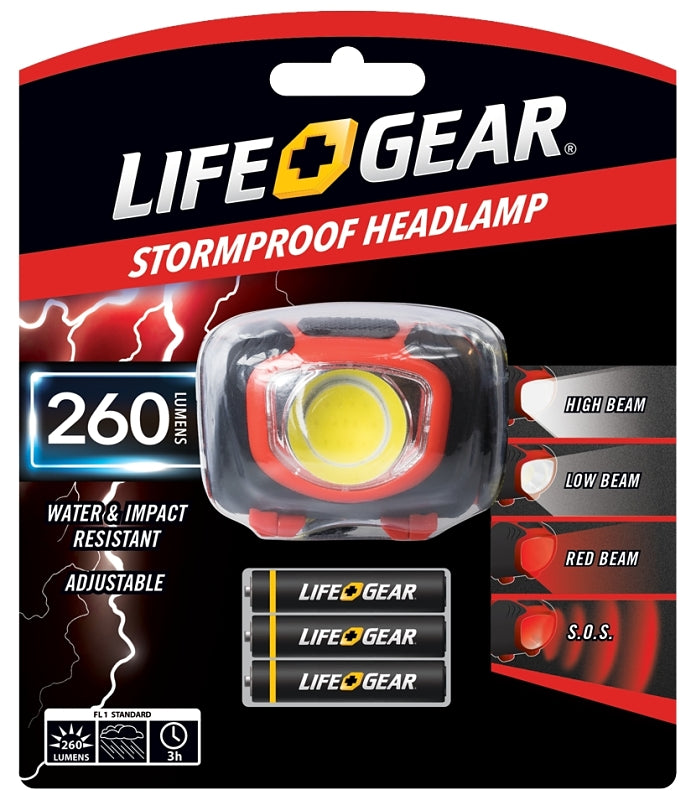 LifeGear Stormproof 260 Lumen Headlamp