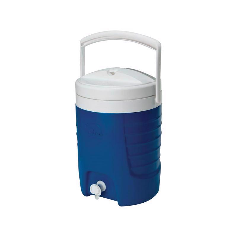 Igloo 2 Gallon Portable Sports Cooler Water Beverage Dispenser, Insulated Cooler Dispenser, Majestic Blue