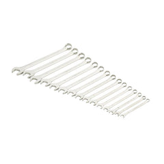 GearWrench 81902G 15-piece metric combination wrench set, chrome steel, 8-22 mm