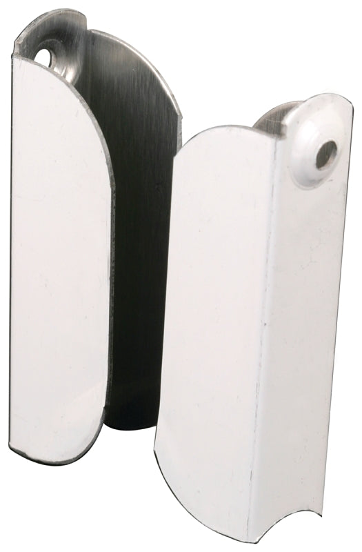 Prime-Line Top Hanger 2" X 7/16" Aluminum White Carded Pl 7845