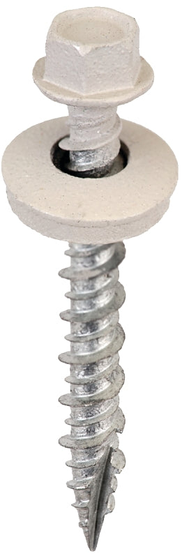 Acorn Metal-Wood Roofing Screws #9 x 1.5, Light Gray, Bag of 250 Pieces SW-MW15LG250