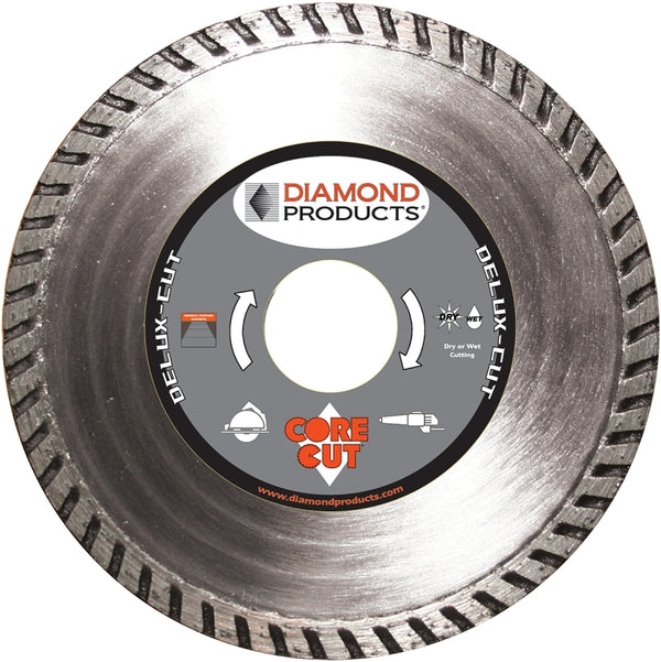 Diamond Products Core Cut 21205 12-Inch by 0.125 by 1-Inch Delux Cut Turbo Blade