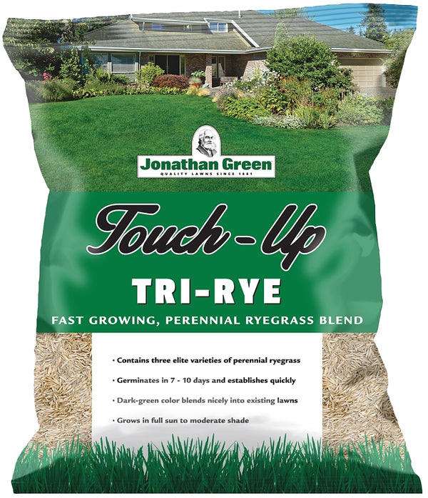 Jonathan Green (12120) Touch-Up TRI-RYE Perennial Ryegrass Grass Seed - Cool Season Lawn Seed (3 lb)