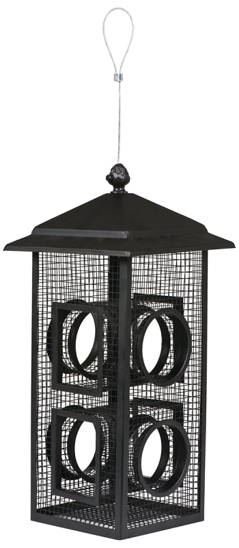 Perky-Pet B00303 Fly-Through Wild Bird Feeder, 1 Pack, Black B00303-2
