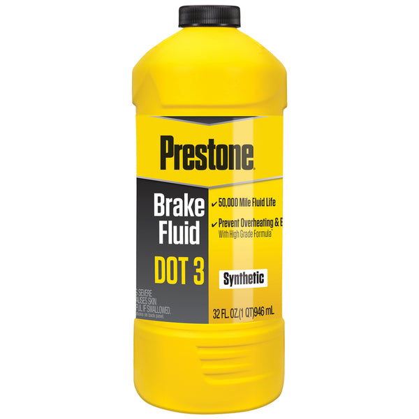 Prestone AS401 DOT 3 Synthetic Brake Fluid - 32 oz. AS401Y