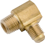 Anderson Metals 754049-0608 3/8-Inch by 1/2-Inch Low Lead Brass Flare Elbow