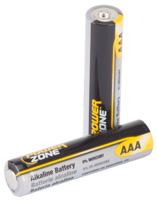 POWER ZONE LR03-16P Alkaline Battery AAA, 16-Pack