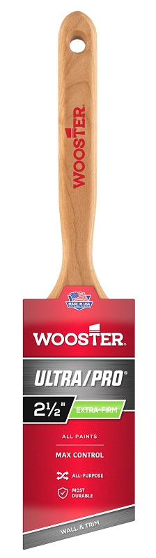 Wooster Brush 4153-2 1/2 4153-2-1/2 Ultra/Pro Extra-Firm Lindbeck Angle Sash Paintbrush, 2-1/2-Inch 2-1/2" XFirm ANG Brush, 2.5 Inch